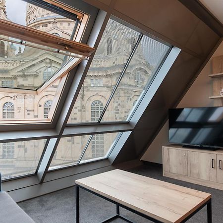 Familienapartment Mit Panoramablick Zur Frauenkirche Drážďany Exteriér fotografie
