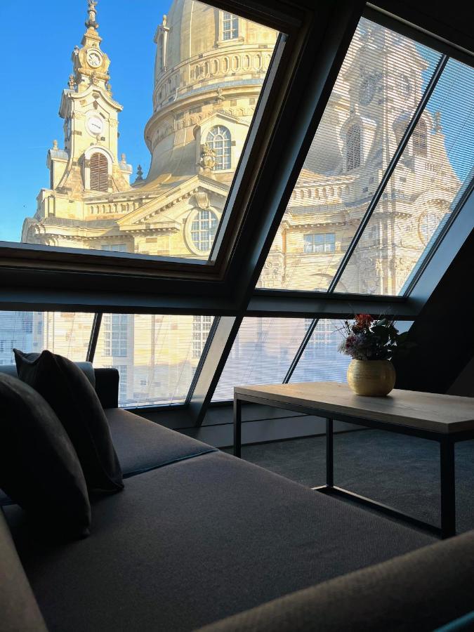 Familienapartment Mit Panoramablick Zur Frauenkirche Drážďany Exteriér fotografie