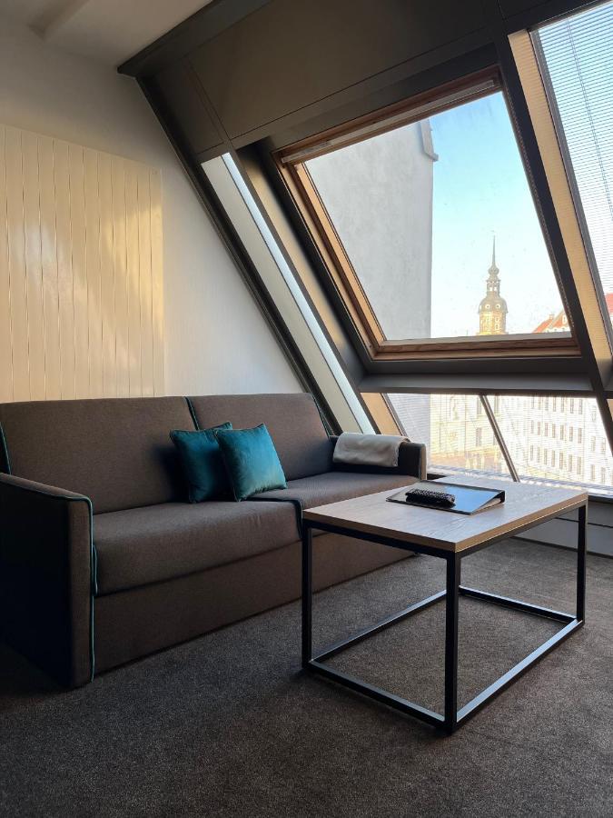 Familienapartment Mit Panoramablick Zur Frauenkirche Drážďany Exteriér fotografie